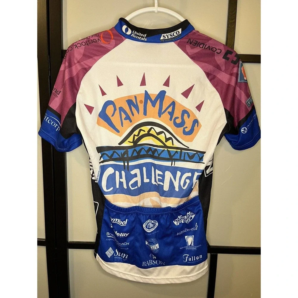 Pan Mass Challenge PMC 2007 Cycling Racing Jersey 1/2 Zip Club Women's Medium - Picture 2 of 6